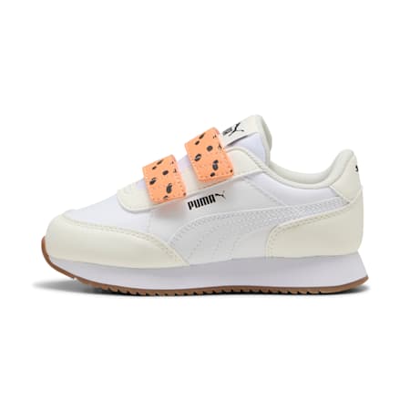 Adaptor Match Sneakers Kids, Warm White-PUMA White-Bright Melon-PUMA Black, small