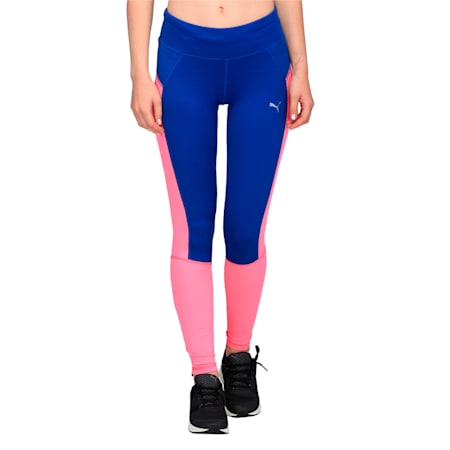 Running Women's Speed Tights, KNOCKOUT PINK-TRUE BLUE, small-IND