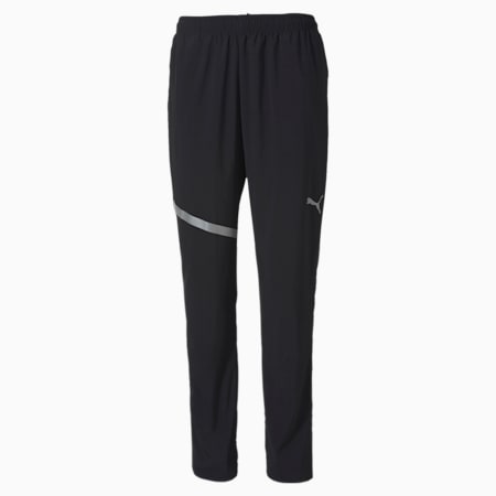 IGNITE Woven Men's Running Pants, Puma Black, small-SEA