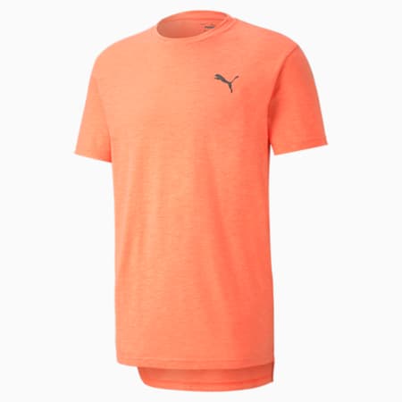 Energy Short Sleeve Men's Training Tee, Nrgy Peach Heather, small-SEA