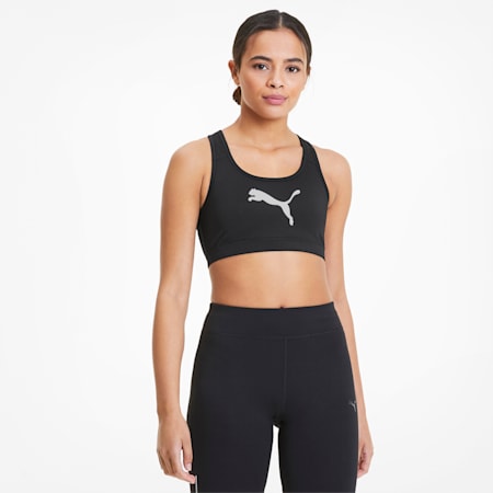 4Keeps Bra PM  Training Bra, Puma Black-Puma White Cat, small-SEA