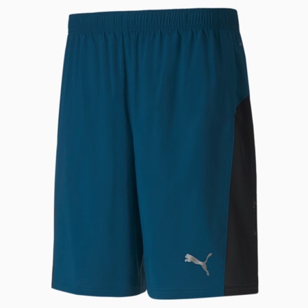 Session Woven 9" Men's Training Shorts, Digi-blue-Puma Black, small-SEA