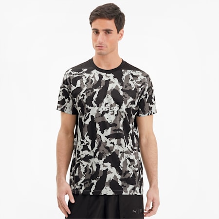 T-Shirt PUMA x FIRST MILE Camo Training pour homme, CASTLEROCK-camo print, small