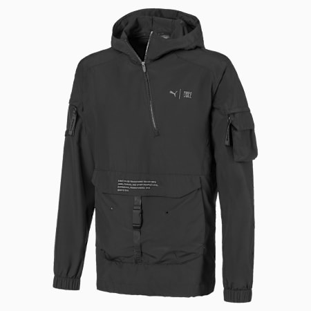 PUMA x FIRST MILE Utility Men's Running Jacket, Puma Black, small-SEA