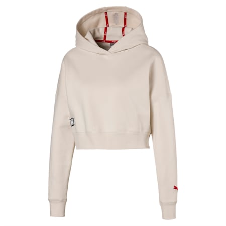 light pink puma hoodie