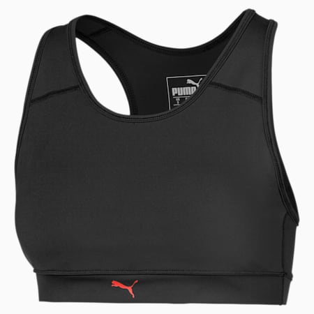 puma black sports bra