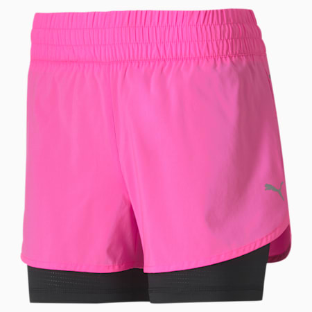 puma 2 in 1 shorts women's