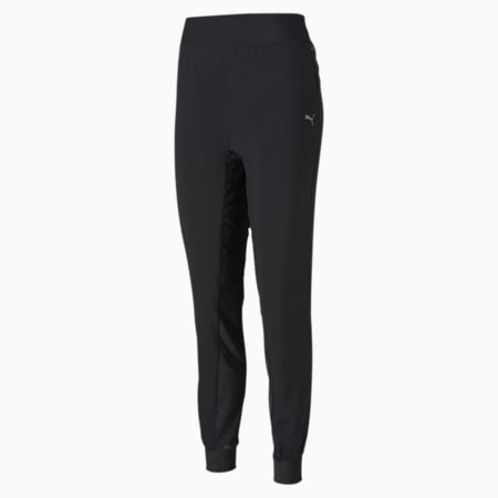Favourite Tapered Women's Running Sweatpants, Puma Black, small-AUS