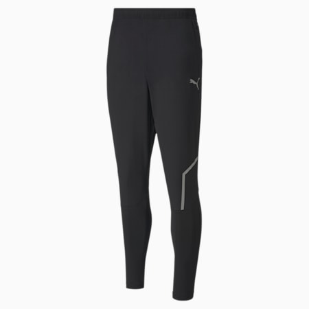 Tapered Men's Running Pants, Puma Black, small-PHL