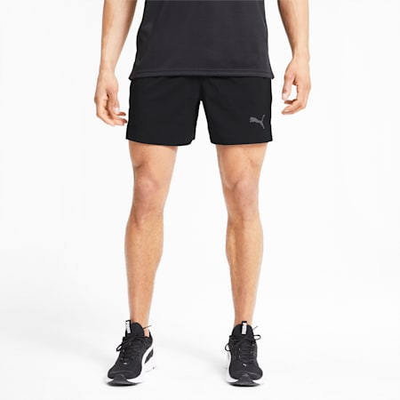 Favourite Woven 5" Men's Session Running Shorts, Puma Black, small-IND