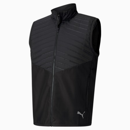Favourite windCELL Men's Puffer Running Performance Vest, Puma Black, small-IND