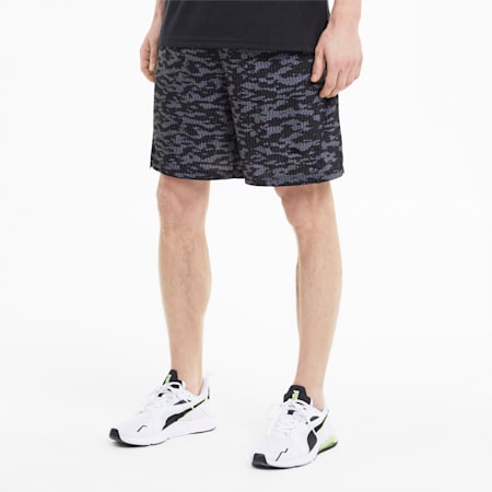 Printed Woven 8" Men's Training Shorts, Puma Black-AOP, small-IND