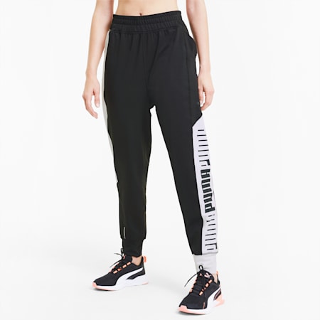 womens black puma joggers