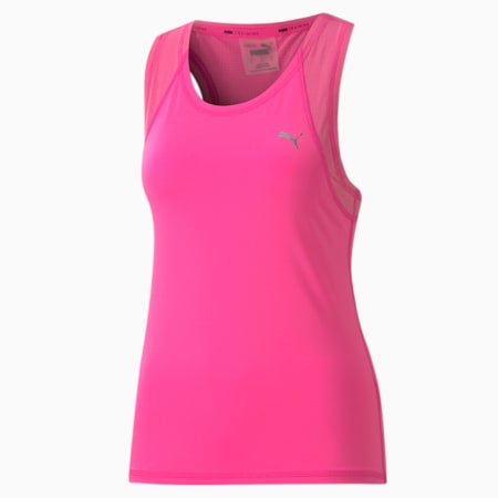 Favourite Racerback Women's Training Tank Top, Luminous Pink, small-SEA