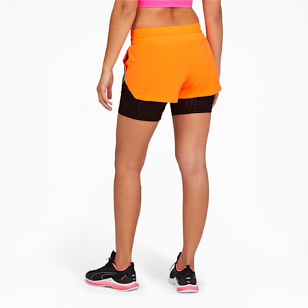 puma 2 in 1 shorts women's