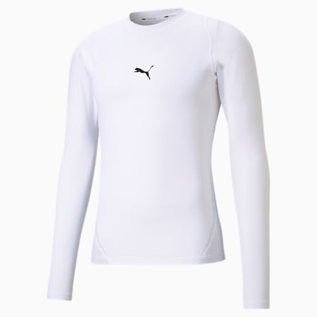 EXO-ADAPT Herren Langarm Trainings-Shirt, Puma White, small