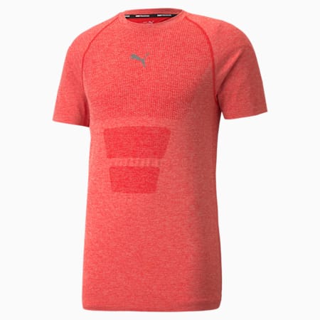 Favourite evoKNIT Short Sleeve Men's Training Tee, High Risk Red, small-AUS