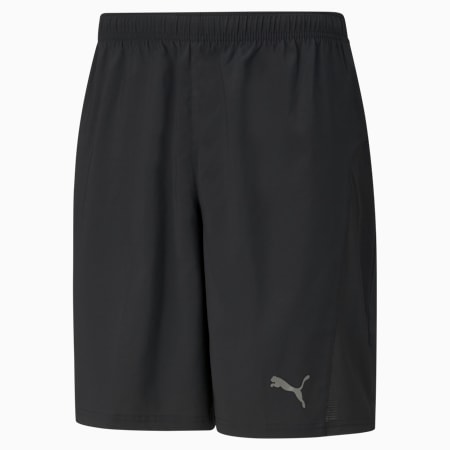 TRAIN Men's Favourite 9" Session Shorts, Puma Black, small-AUS