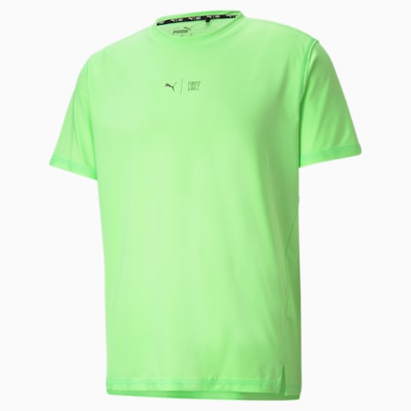 PUMA x FIRST MILE Short Sleeve Men's Training  Relaxed T-Shirt, Elektro Green, small-IND