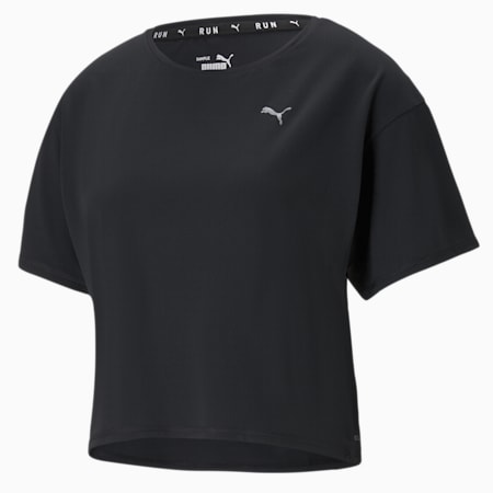 COOLadapt Short Sleeve Women's Running  T-shirt, Puma Black, small-IND