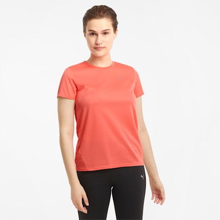 Favourite Short Sleeve Women's Running Tee, Georgia Peach, small-PHL