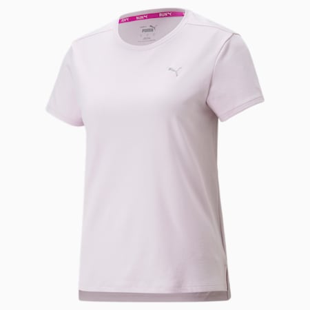 Favourite Heather Women's Running  T-shirt, Lavender Fog Heather, small-IND