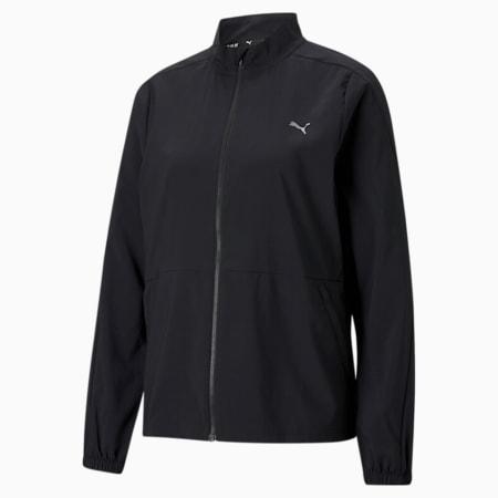 Favourite Woven Women's Running Jacket, Puma Black, small-THA