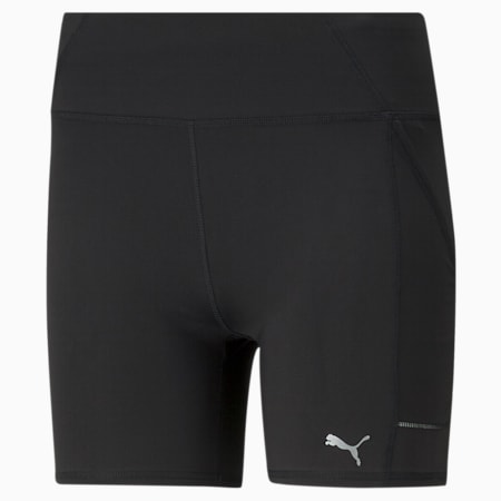 Favorite Women's Tight Running Shorts, Puma Black, small-AUS