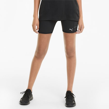 Favorite Women's Tight Running Shorts, Puma Black, small-AUS