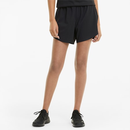 Favourite Woven 5" Women's Running Shorts, Puma Black, small-AUS