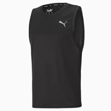 Favorite Men's Running Singlet, Puma Black, small-THA