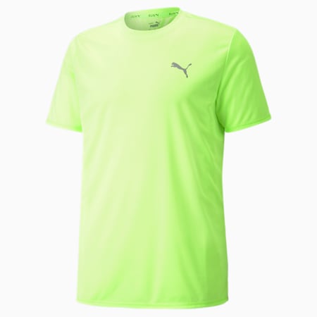 Favourite Short Sleeve Men's Running Tee, Green Glare-Spellbound, small-PHL