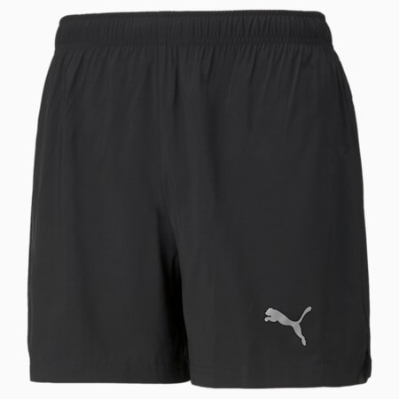 Favourite Woven 5" Session Men's Running Shorts, Puma Black, small-AUS