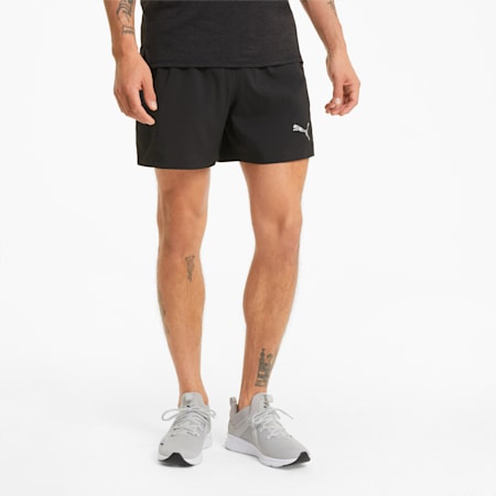 Favourite Woven 5" Session Men's Running Shorts, Puma Black, small-AUS