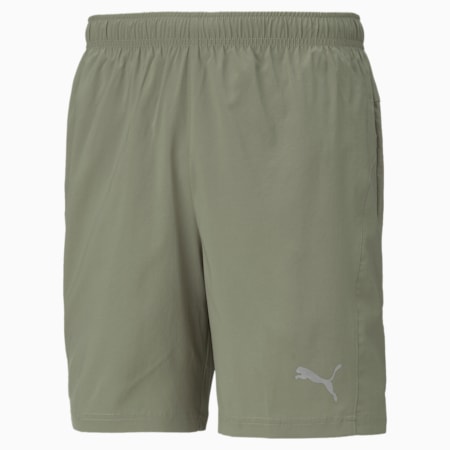 Favourite Woven 7" Men's Session Running Shorts, Vetiver, small-IND