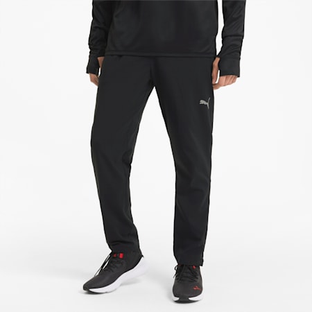 Favourite Tapered Men's Running Pants, Puma Black, small-AUS