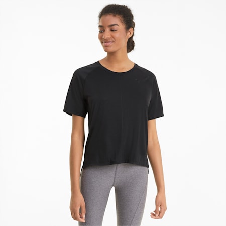 Studio Graphene Relaxed Fit Women's Training Relaxed T-shirt, Puma Black, small-IND