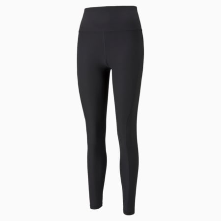 Studio Yogini Luxe High Waist 7/8 Women's Training Leggings, Puma Black, small-AUS