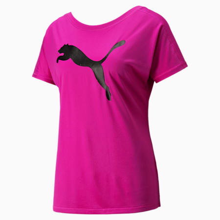 Favourite Cat Jersey Women's Training Tee, Deep Orchid, small-AUS