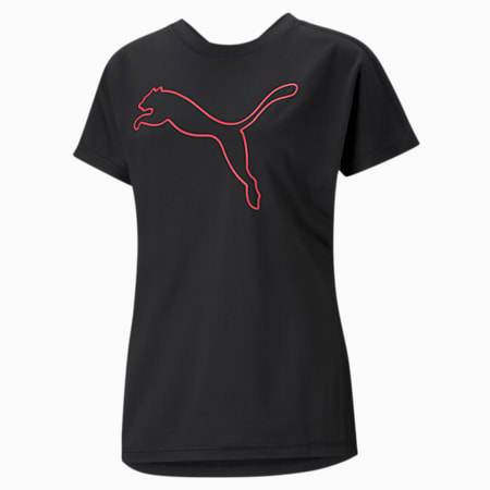 Favourite Cat Jersey Women's Training Tee, Puma Black, small-SEA