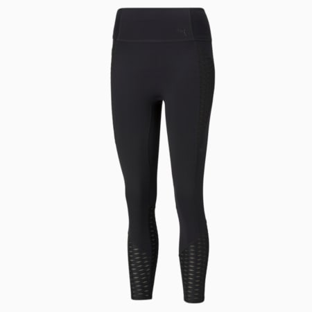 Flawless Women's High Waist 7/8 Training Leggings, Puma Black, small-SEA