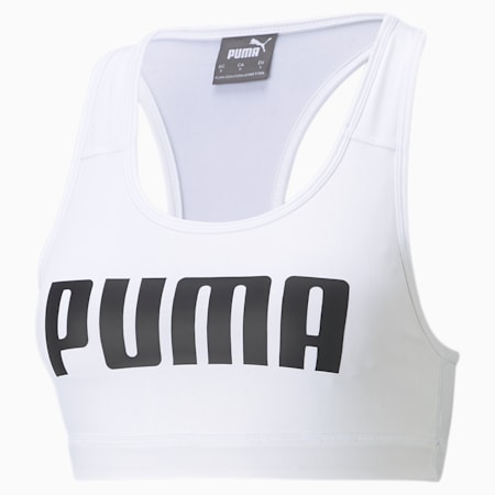 Mid Impact 4Keeps Training Bra, Puma White, small-DFA