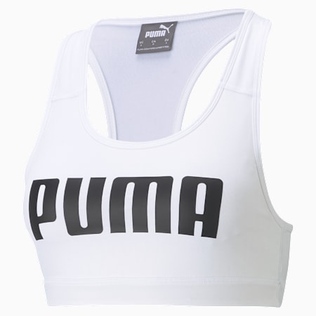 Brassière de fitness à maintien modéré 4Keeps Femme, Puma White, small-DFA