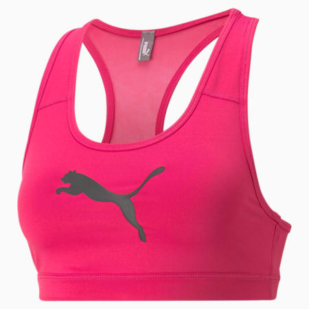 Mid Impact 4Keeps Training Bra, Orchid Shadow-PUMA Black, small-DFA