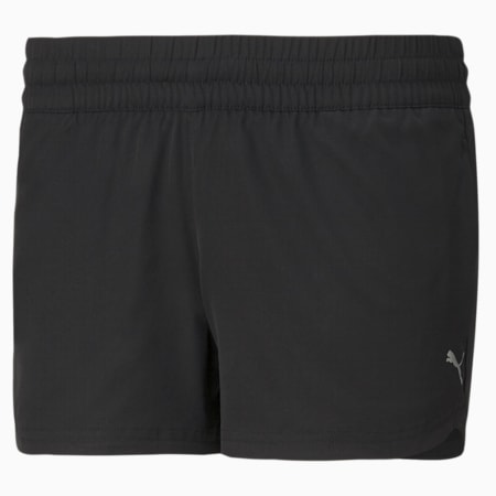 Celana Pendek Olahraga Wanita Performance Woven 3", Puma Black, small-IDN