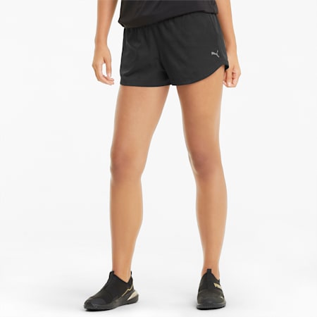 Shorts de entrenamiento de tejido plano con entrepierna de 8 cm para mujer Performance, Puma Black, small