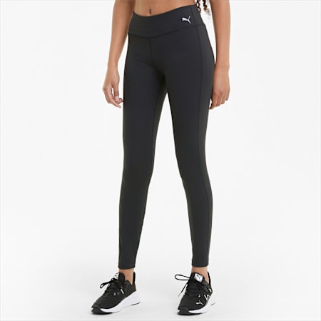 Performance Damen Lange Trainingsleggings, Puma Black, small