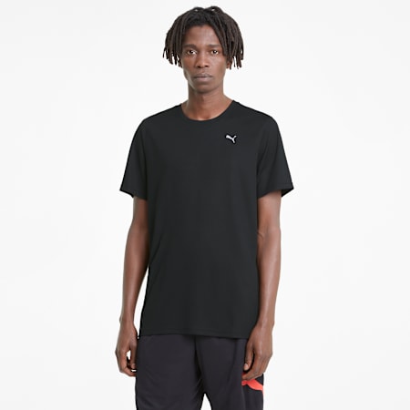 Camiseta de entrenamiento de manga corta para hombre Performance, Puma Black, small