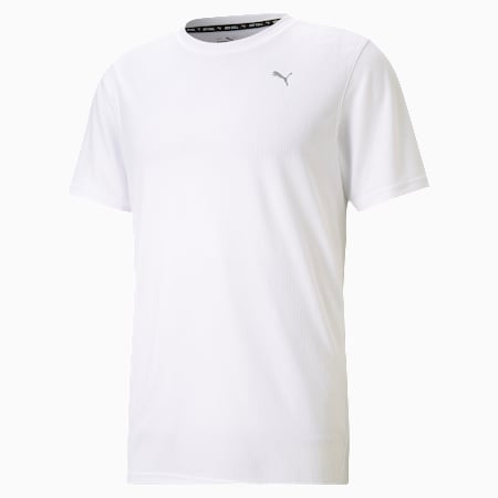 Performance Short Sleeve Training Tee Men, Puma White, small