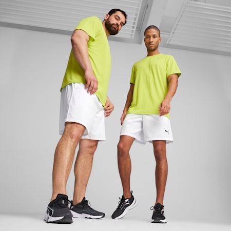 Performance Short Sleeve Training Tee Men, Lime Pow, small-THA